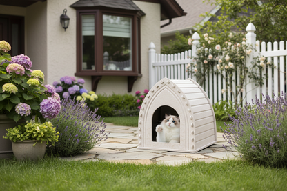 Multi-Function Detachable Cat House – Two-Storey Indoor Kitty Condo with Washable Cushioned Bed for Kittens and Multiple Small Pets