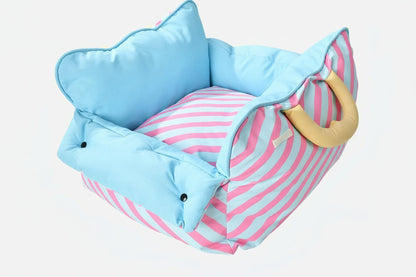 Washable Car Dog Bed – Warm Removable Travel Sleeping Pad for Small Dogs and Cats with Cozy Portable Seat Protection