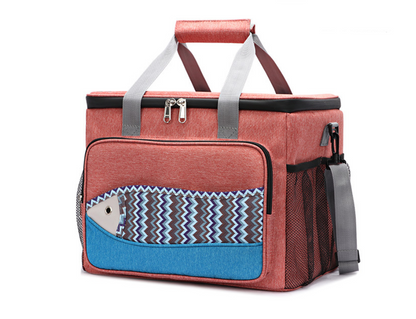 Insulated Bento Thermal Bag – Waterproof Japanese Lunch Tote with Large Capacity Storage for Picnics, Camping, Travel and Outdoor Meals
