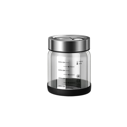 Borosilicate Pickle Jar – Airtight Glass Olive and Cucumber Storage Container with Double Exhaust Valve for Fresh Preservation