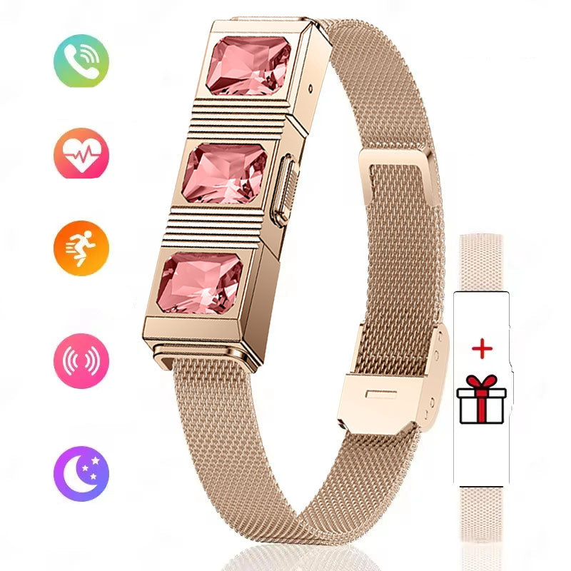 Smart Fitness Bracelet – Waterproof Activity Tracker with Call Reminders, Heart Rate Monitoring and Sports Tracking for Men and Women