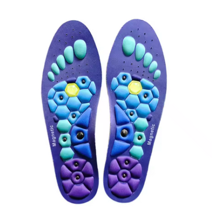 Acupressure Magnetic Therapy Insoles – Slimming Breathable Arch Support Cushion for Running Shoes, Improves Circulation & Foot Health Care