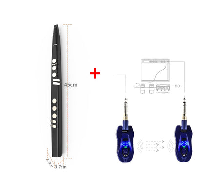 Professional Electronic Mini Saxophone - Alto Tenor Digital Flute and Clarinet with Blowpipe for Practice and Play Anywhere