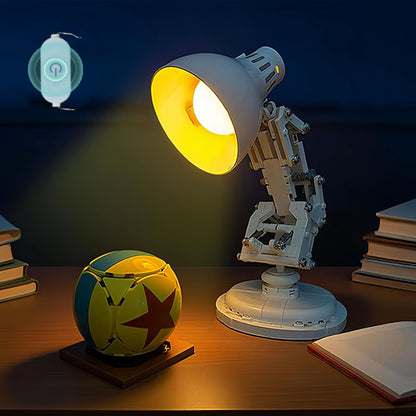 LED Light Kit for Pixar Luxo Jr Model-Decorative Lighting Upgrade Compatible with Building Block Displays