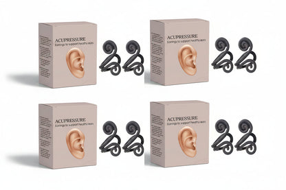 Tinnitus Relief Earrings – Anti-Tinnitus Ear Sleeves and Earring Stoppers for Soothing Ear Pressure, Comfort and Discreet Everyday Ear Support