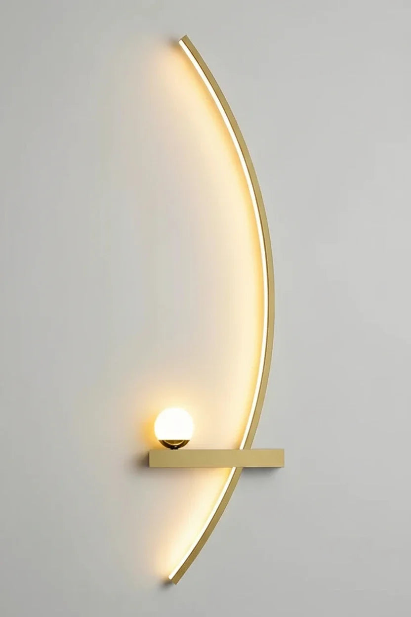 Modern LED Bedside Wall Lamp – Minimalist Art Sconce for Bedrooms, Reading Corners, Hotels and Stylish Contemporary Interior Lighting
