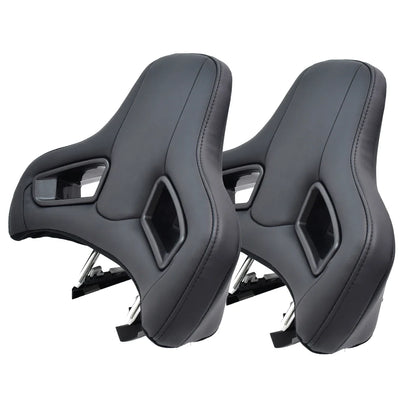 Premium Leather Racing Headrest – High-Quality Automotive Neck Support Cushion for Vehicle Seats, Driving Comfort and Sporty Interior Styling