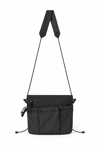 Waterproof X-Pac Crossbody Bag – Lightweight Ripstop Nylon Sling Pouch with Adjustable Strap for Travel, Hiking and Everyday Carry