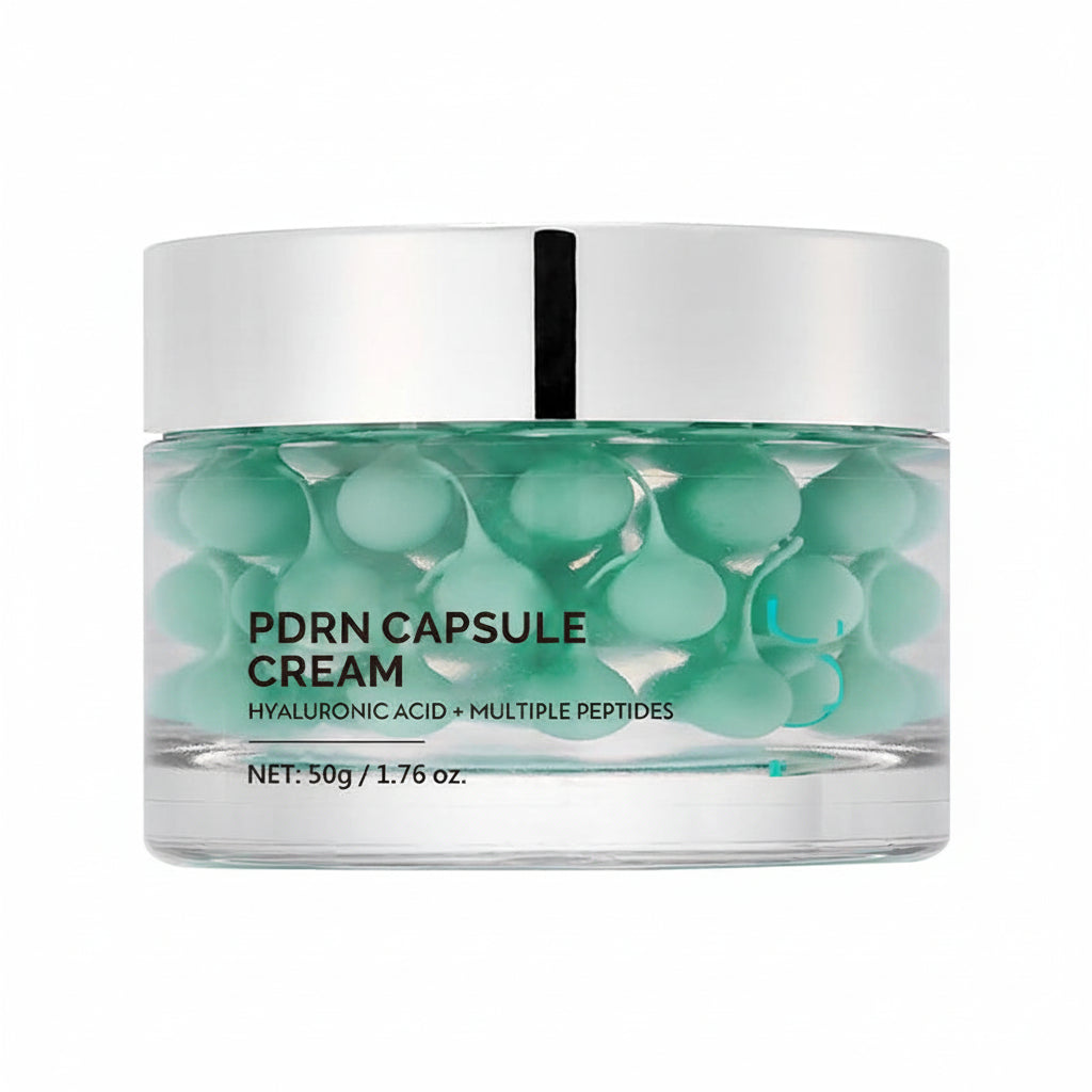 Hyaluronic Acid PDRN Capsule Cream – 50G K-Beauty Moisturizer with Panax-Derived PDRN for Hydration, Firmness and Balanced-Looking Skin