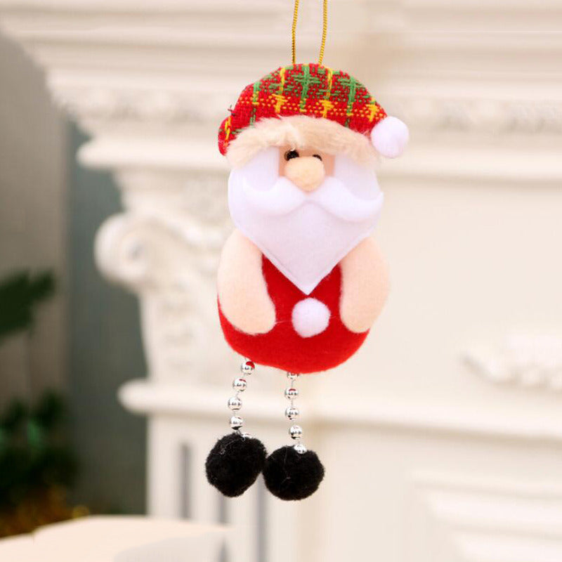 Cute Santa & Snowman Hugs-the-Tree Doll – Christmas Tree Ornament for Festive Décor, Holiday Atmosphere, Xmas Home Decoration & New Year Celebrations