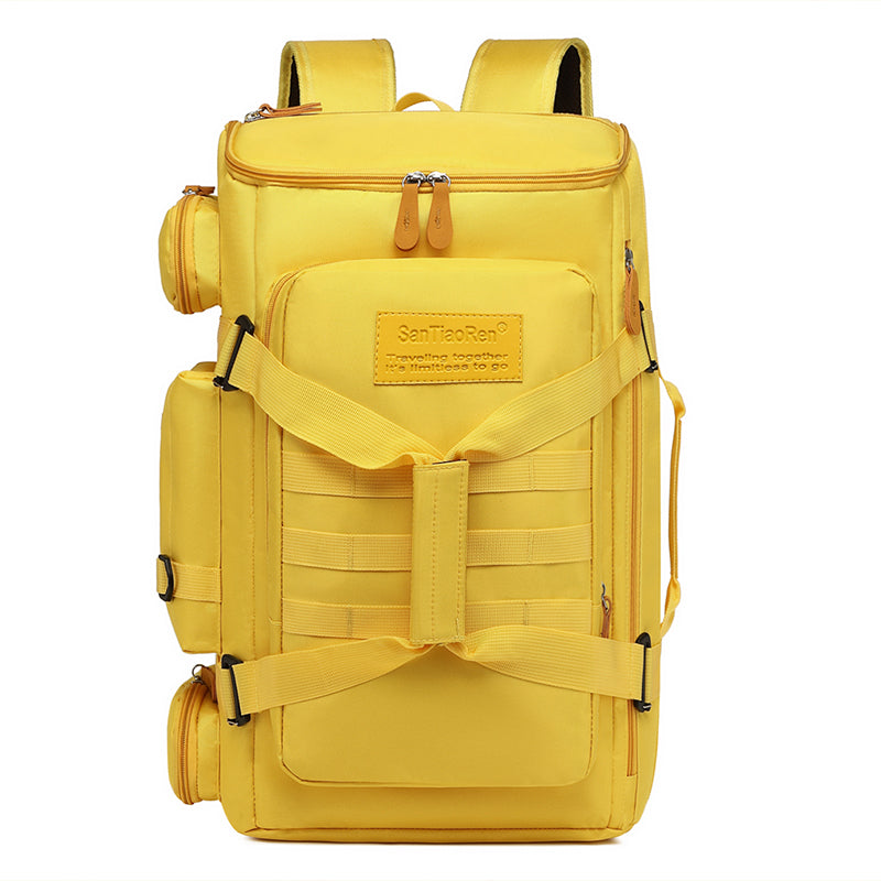 Multi-Compartment Travel & Business Backpack – Large-Capacity Bag with Wet/Dry Separation, USB Port, and Padded Shoulder Straps