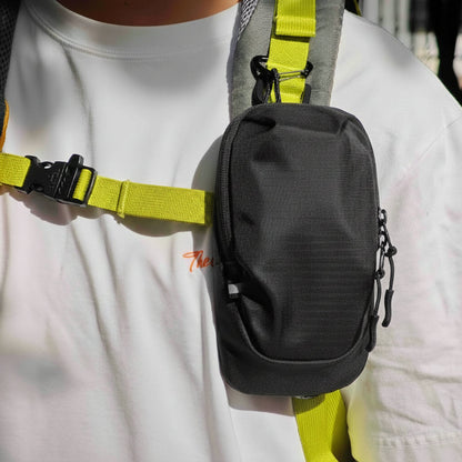 Backpack Strap Phone Pouch – Lightweight Water-Resistant Shoulder Storage Bag for Hiking, Travel and Outdoor Essentials with Easy-Access Compact Design