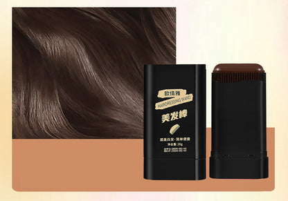 Temporary Gray Touch-Up Color Stick with Comb, Hair & Beard, Washes Out, 0.7 oz (20 g)