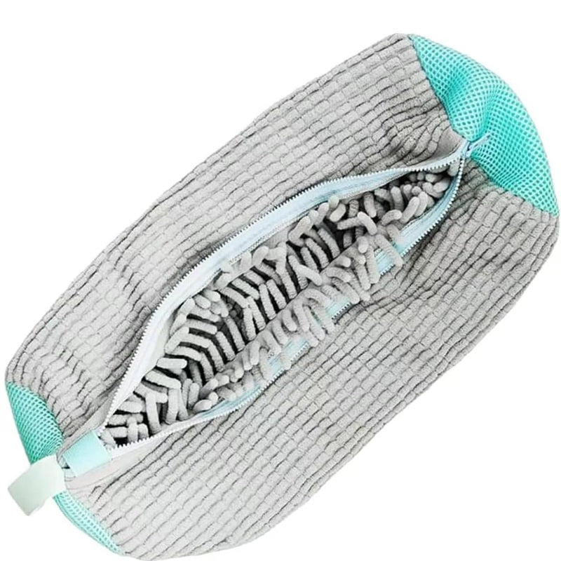 Shoe Washing Laundry Bag with Zipper – Padded Mesh Sneaker and Hat Cleaning Protector Washer Cage