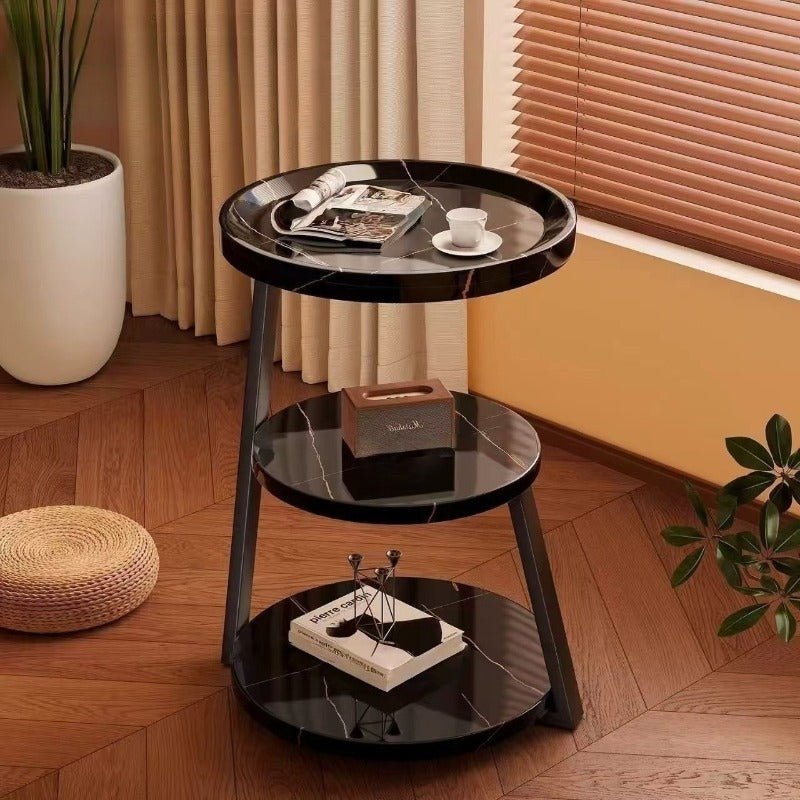 Minimalist Wooden Nightstand – Compact Bedside Table with Storage Shelf for Bedrooms, Small Apartments and Modern Home Furniture