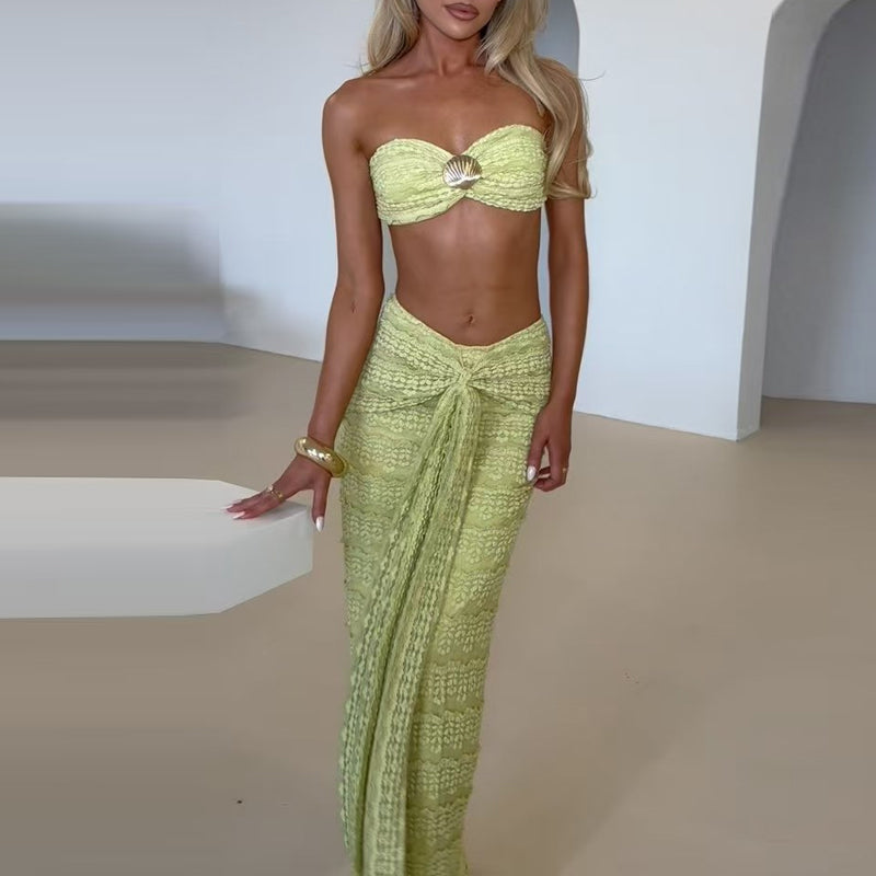 Sexy Hollow Out Lace Jacquard Bikini Set – Two-Piece Swimsuit for Beach, Vacation & Summer Pool Party Wear