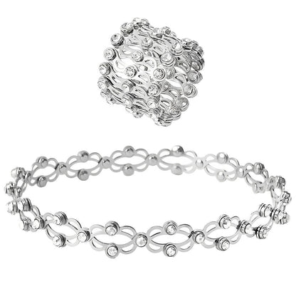 Retractable Ring Bracelet Accessory – Adjustable Minimalist Jewelry with Customizable Design for Everyday Fashion Styling