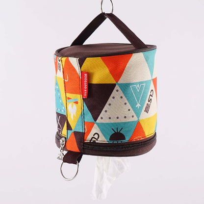 Camping Roll Paper Storage Holder – Outdoor Tent Tissue Organizer Case for Camping Gear, Hiking Supplies & Travel Essentials