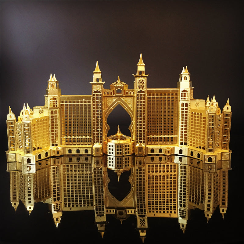 Metal Cathedral Puzzle – 3D St. Patrick’s Laser-Cut DIY Assembly Model Kit for Creative Gifts