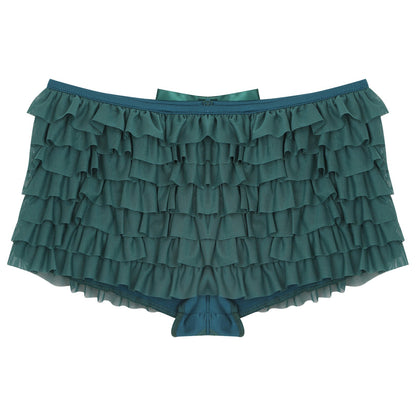 Sexy Tiered Ruffle Knickers 2000s Women Low Waist Pumpkin Panties – Fairy Lace Safety Shorts Victorian Bloomers for Y2K Clubwear & Lingerie Fashion