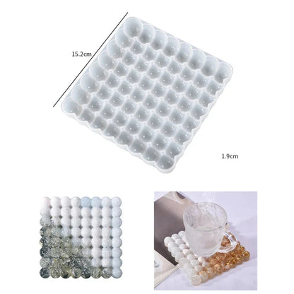 Magic Ball Silicone Mold – Plaster, Clay & Resin DIY Jewelry Display Mold for Aromatherapy Trays & Handmade Craft Creations