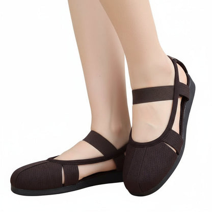 Vintage Chinese Zen Monk Sandals –  Meditation Shoes, Lightweight Buddhist Summer Loafers for Daily Wear & Spiritual Retreats