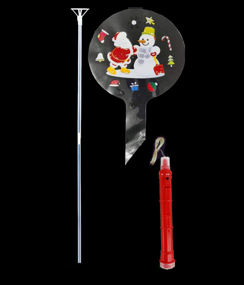 LED Light-Up BOBO Balloon Set – Flashing Handle Christmas & Birthday Party Balloons for Kids, New Year Toys, Festive Décor & Celebration Accessories