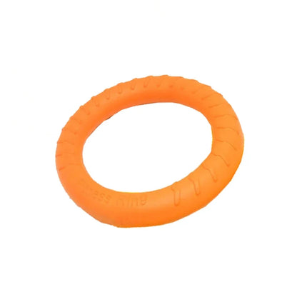 Floating Dog Ring Toy – Anti-Bite Flying Disc and Puller for Interactive Fetch, Training, Tugging and Aggressive Chewers