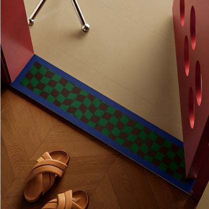Non-Slip Bathroom Floor Mat – Water-Absorbing Diatom Mud Rug with Striped Design for Showers, Doorways and Quick-Drying Everyday Bathroom Comfort