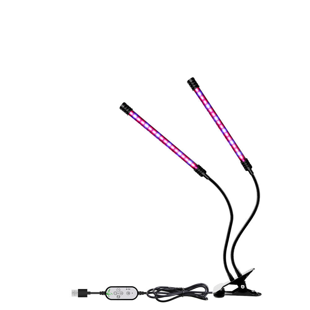 Full Spectrum LED Grow Light – USB Indoor Plant Growth Lamp with Timer and Dimmable Settings for Potted Flowers