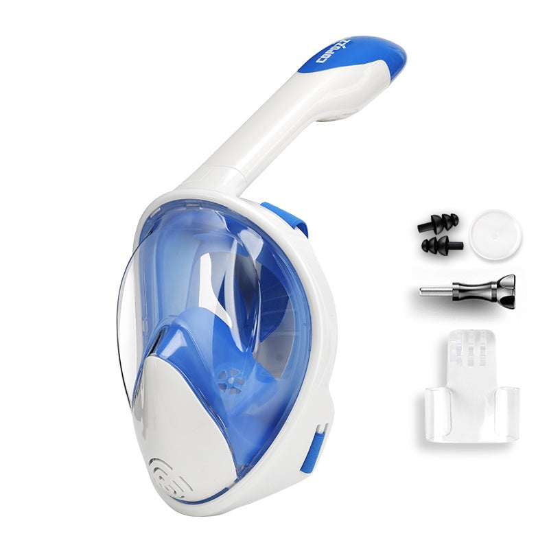 Full Face Snorkeling & Diving Mask – Anti-Fog Scuba Goggles with Wide View, Leak-Proof Design for Adult Swimming, Snorkel & Underwater Exploration
