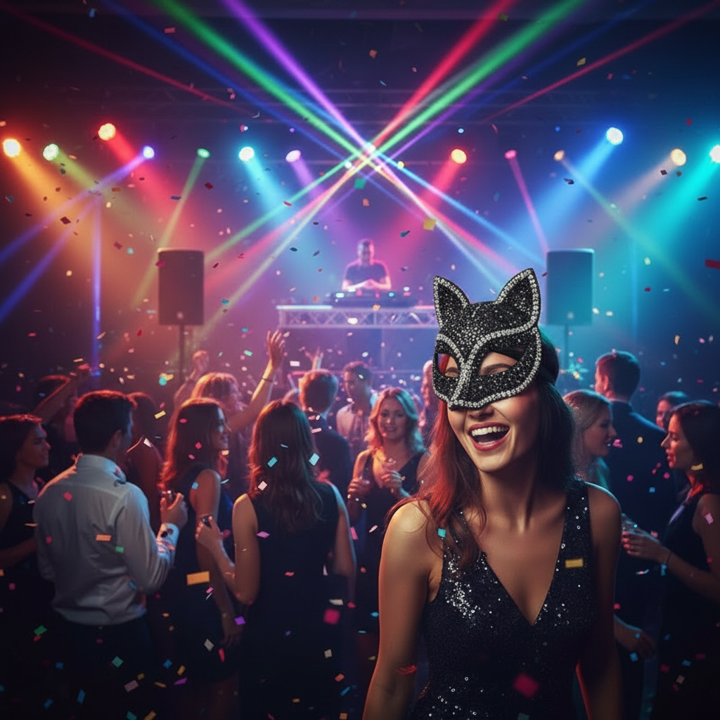 Luxury Rhinestone Wolf Mask – Sparkling Animal Half-Face Masquerade Accessory for Halloween, Costume Balls, Festivals and Dramatic Party Looks