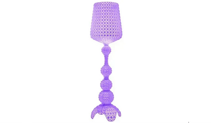 Italian Acrylic Floor Lamp – Designer Hollow Goblet LED Standing Light for Living Room, Bedroom and Luxury Interior Decor