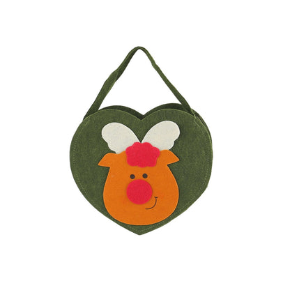 Christmas Apple Candy Gift Bag – Cute Three-Dimensional Santa Handbag for Kids’ Treats, Holiday Parties, and Festive Gift Packaging