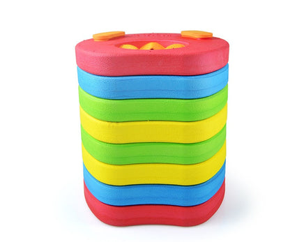 Children’s Swimming Arm Bands – Pack of 6 Colorful EVA Floating Discs for Kids Ages 3–14, Safe Water Training Swim Accessories
