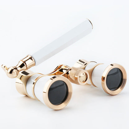 Vintage Opera Glasses — Compact Theater & Racecourse Binoculars, With or Without Handle