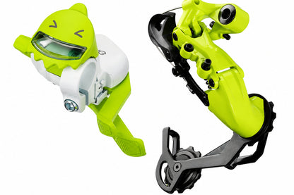 S-RIDE Bike Shifter and Rear Derailleur Set – Coordinated Bicycle Drivetrain Components for Smooth Gear Changes, Cycling Upgrades and Stylish Custom Builds