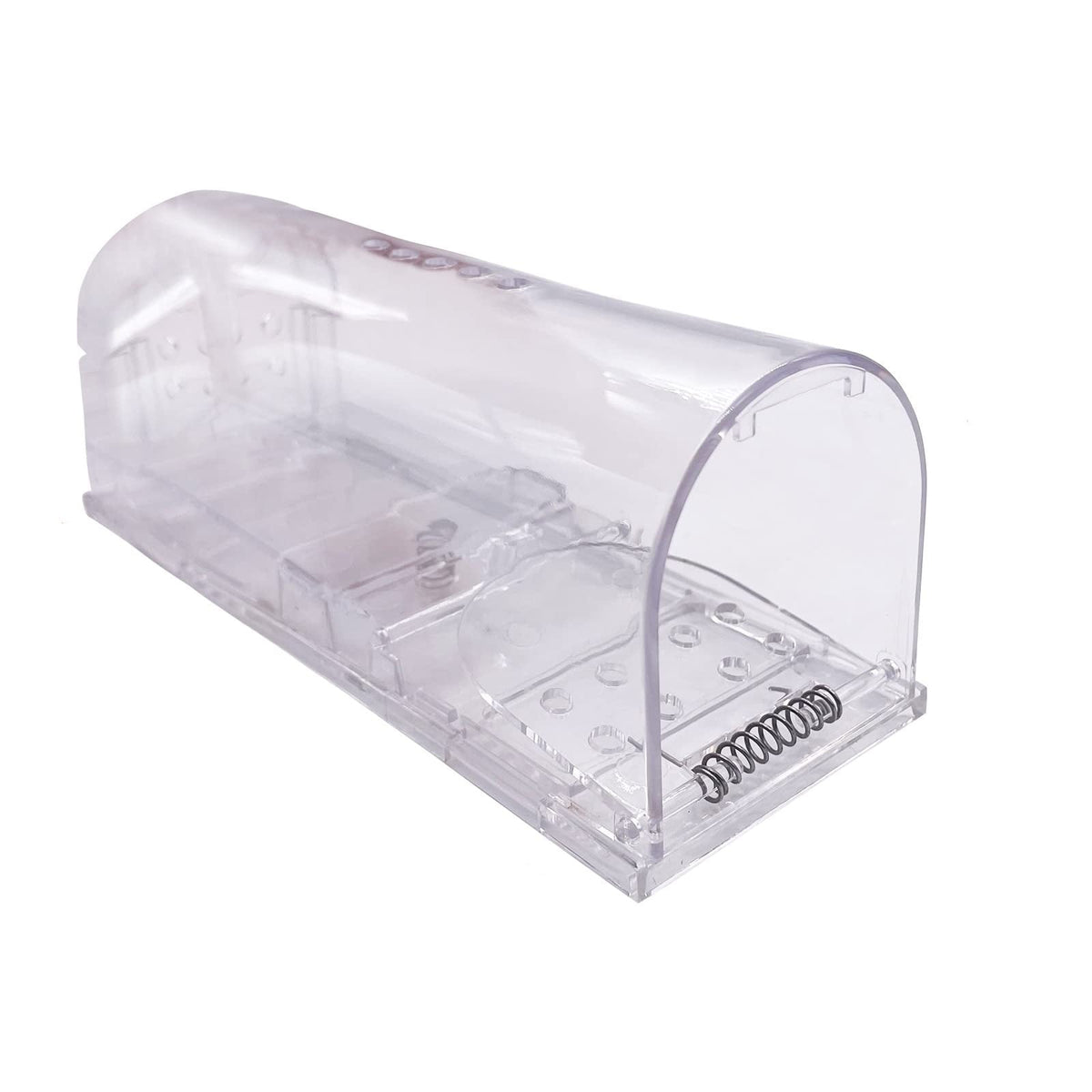Reusable Humane Mouse Trap – Transparent Self-Locking Mousetrap for Indoor and Outdoor Rodent Control