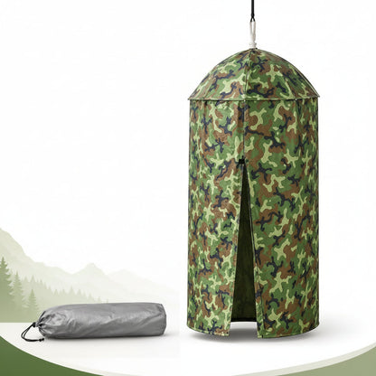 Pop-Up Privacy Shower Tent – Portable Outdoor Camping Toilet and Changing Shelter with Hanging Design, Quick Setup and Convenient Carry Bag