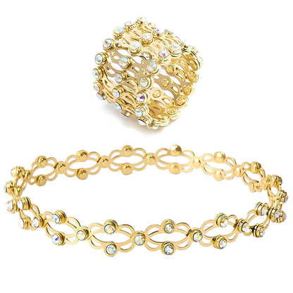 Retractable Ring Bracelet Accessory – Adjustable Minimalist Jewelry with Customizable Design for Everyday Fashion Styling