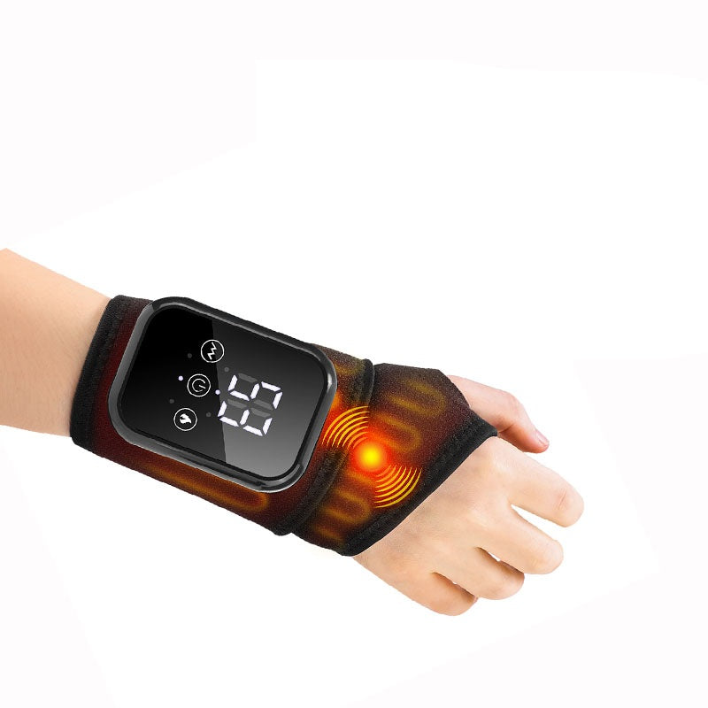 Electric Ankle & Wrist Massager Protector – Hot Compress Vibration Support Brace for Muscle Relaxation, Foot Pain Relief & Injury Recovery