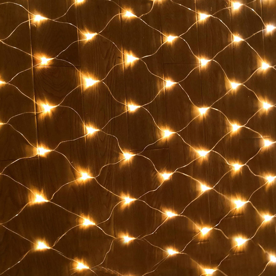 Outdoor LED Christmas Net Lights – 2×2m / 3×2m / 6×4m Mesh Fairy Curtain Garland for Garden, Wedding Backdrops & Holiday Parties