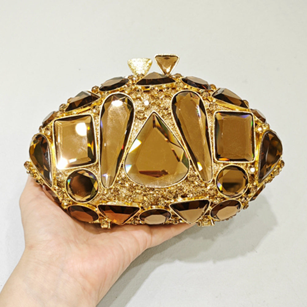 Sparkling Diamond Rhinestone Evening Clutch Bag –  Crystal Handbag for Women, Elegant Formal Dinner Purse for Weddings, Parties & Special Events