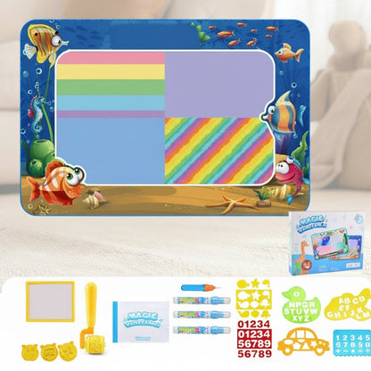 Water Doodle Drawing Mat - Reusable Educational Painting Toy for Toddlers, Creative Learning and Mess-Free Fun