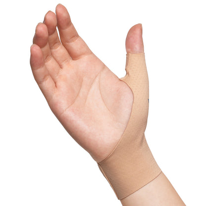 Elastic Thumb Support Sleeve – Compression Thumb Brace for Mild Tenosynovitis Pain, Skin Protection and Comfortable Ambidextrous Everyday Support