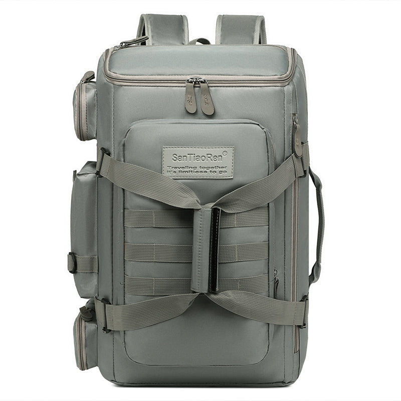 Multi-Compartment Travel & Business Backpack – Large-Capacity Bag with Wet/Dry Separation, USB Port, and Padded Shoulder Straps