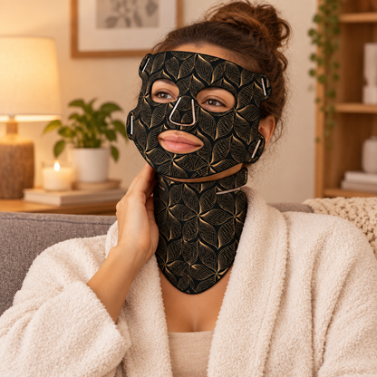 Silicone Beauty Mask – Reusable Flexible Facial Mask Cover for At-Home Skin-Care Routines, Sheet Mask Support and Comfortable Spa Care
