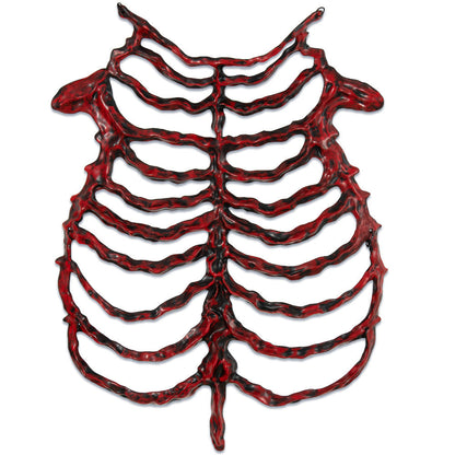 Halloween Skeleton Chest Prop – Hollow Skull and Breastbone Frame Costume Accessory for Cosplay, Haunted Parties, Performances and Spooky Holiday Decor