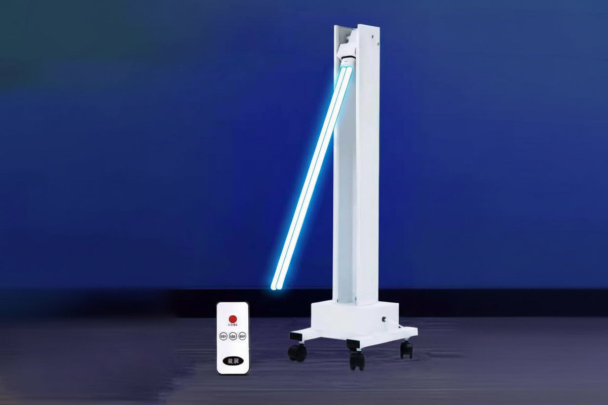 High-Power UV Disinfection Lamp – Mobile Germicidal Ozone Sterilization Light for Offices, Factories, Schools and Large Indoor Sanitizing Applications