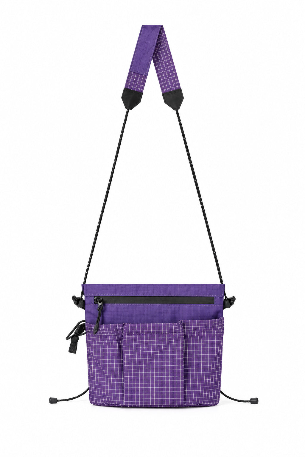 Waterproof X-Pac Crossbody Bag – Lightweight Ripstop Nylon Sling Pouch with Adjustable Strap for Travel, Hiking and Everyday Carry